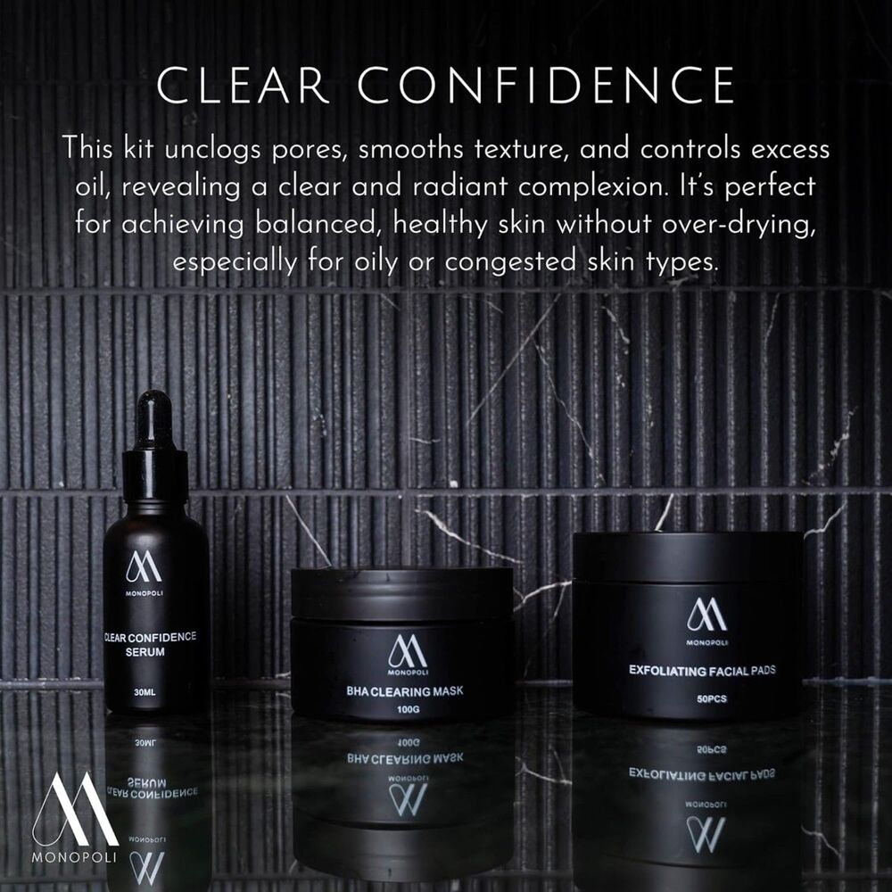 Monopoli Skin Clear Confidence Kit new in box